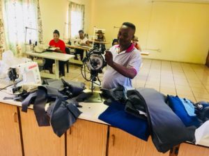 Light for Africa Ministries Sewing Project at work
