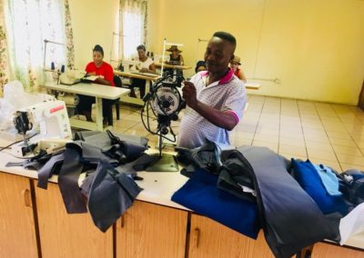 Light for Africa Ministries Sewing Project at work