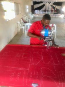 Sewing Project Cuttings Uniforms