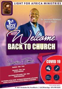 Light for Africa Back To Church
